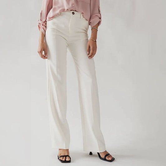 STRAIGHT LEG TROUSER PANTS