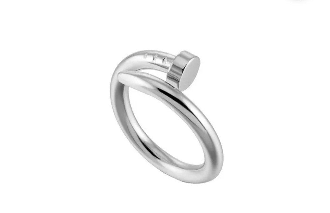 Nail Silver Ring