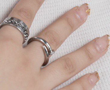 Nail Silver Ring