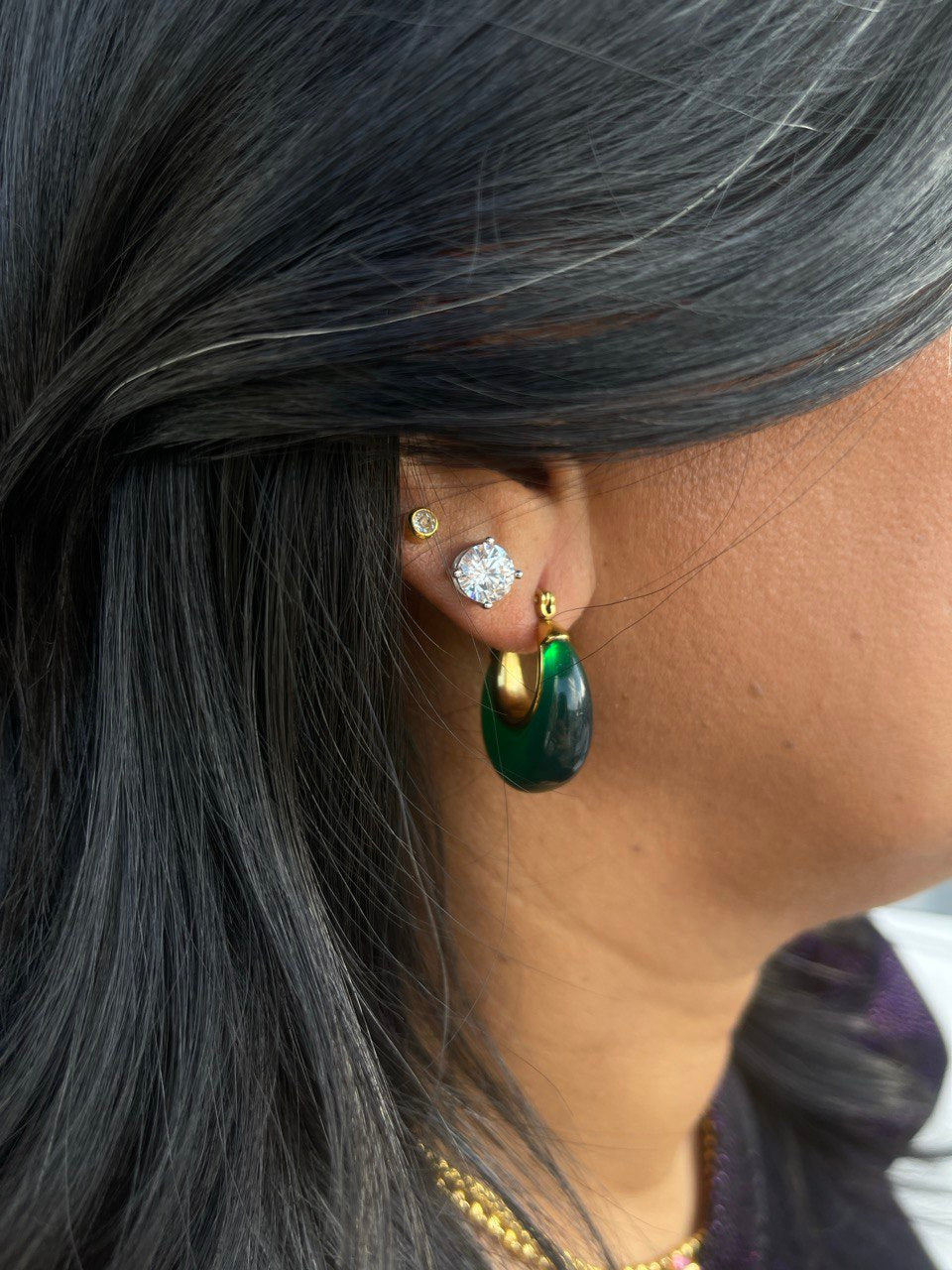 AUTUMN RESIN EARRINGS