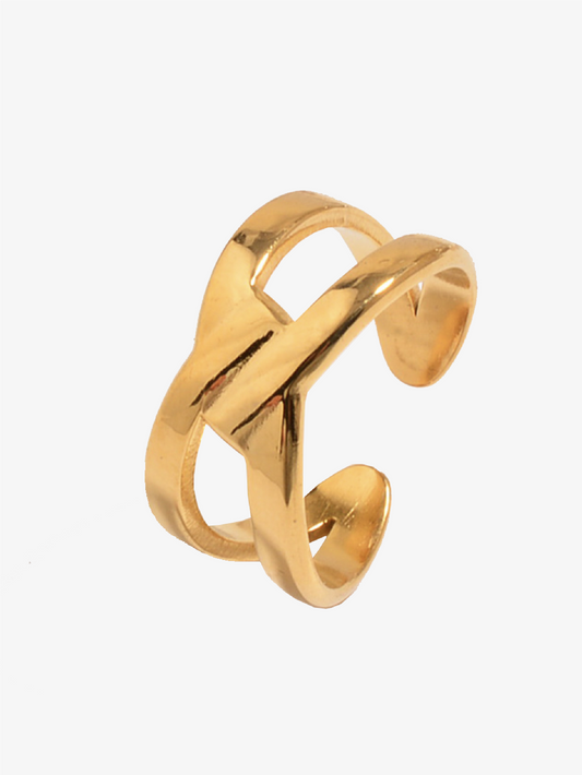 Intertwined Metal Rings