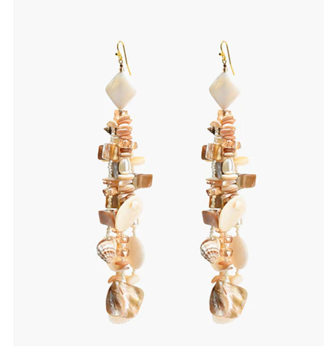 Beach Vide Shell Earrings