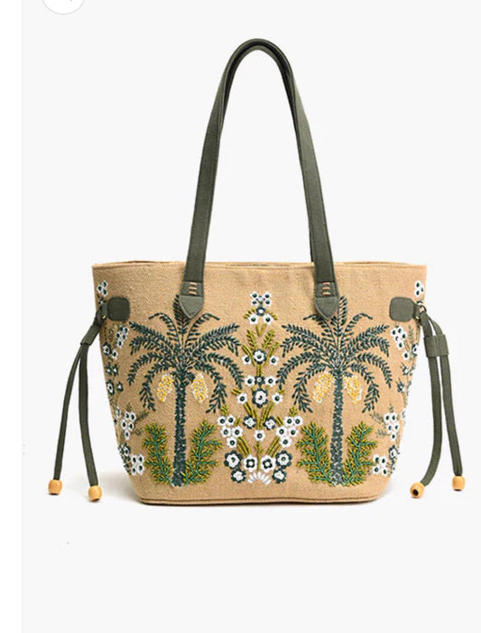 Desert Oasis Drawstring Tote