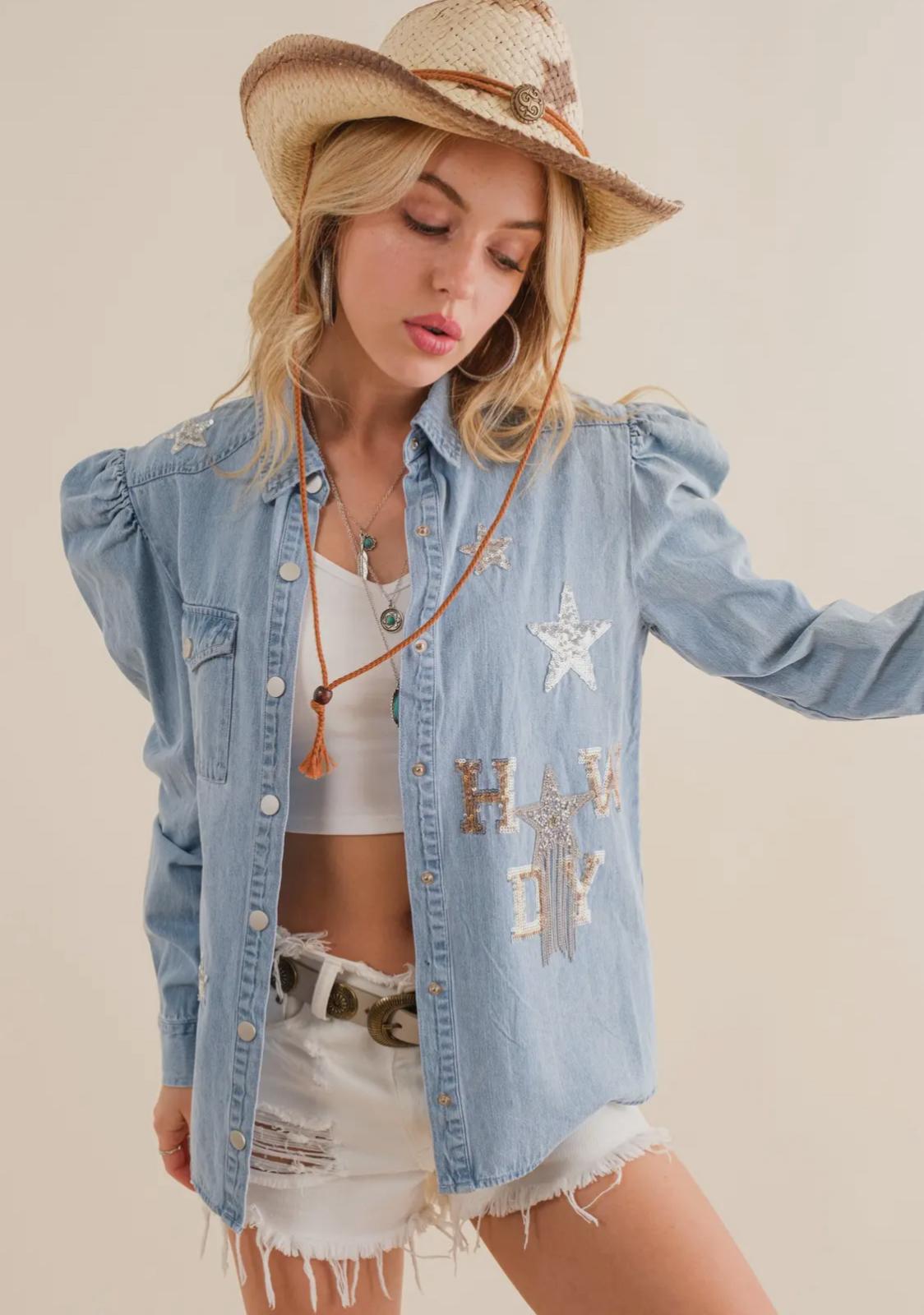 Chambray Sequin